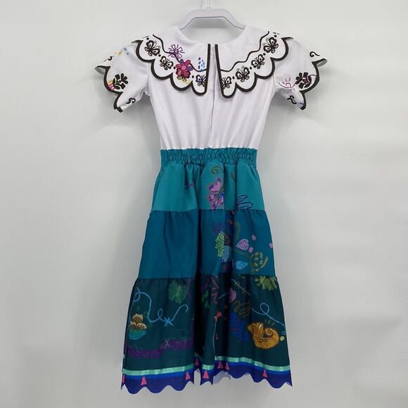 Disney Childs Encanto Mirabel Dress and Glasses Halloween Costume Small 4-6 - Picture 7 of 12